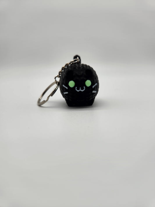 Loaf Cat Keychain