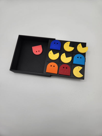 Pac-man tic tac toe